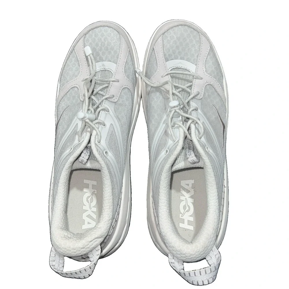 25N30/. Size 12 - Hoka One One HOKA Bondi B3LS Cosmic Grey White Size 12 W. 11 M